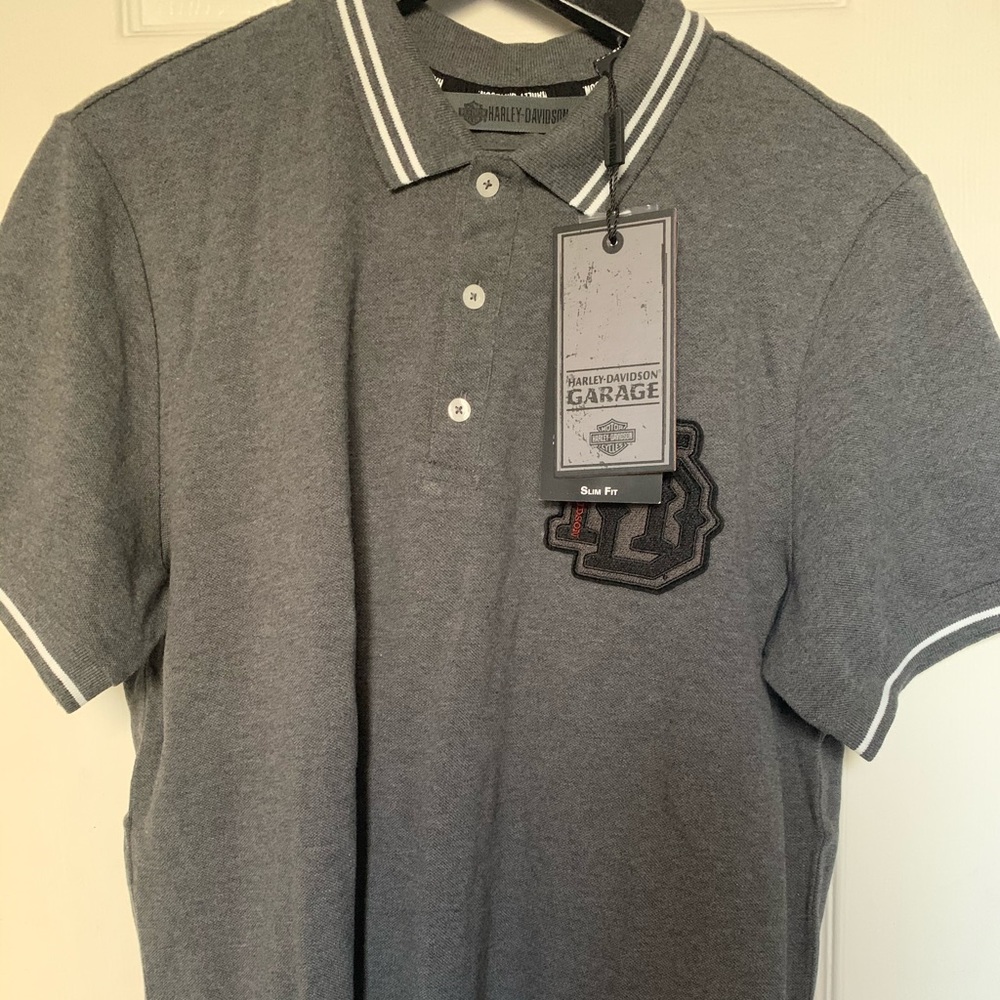 Harley Davidson Melange Slim fit polo